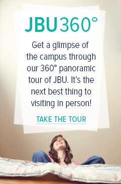 Experience JBU! More than thirty 360 degree full screen panoramas from across our main campus. It's the next best thing to visiting in person. Check it out!